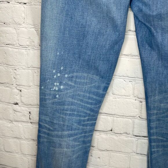 Joe’s Jeans Women’s Light Wash Destroyed Billie Ankle Boyfriend Slim size 24 - Picture 6 of 8